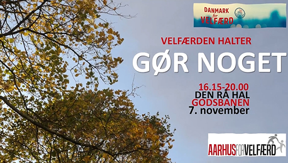 Husk Velfærdens Dag og valgmøde i morgen d. 7. november